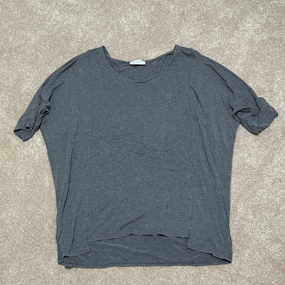 Allison Izu Gray Blouse